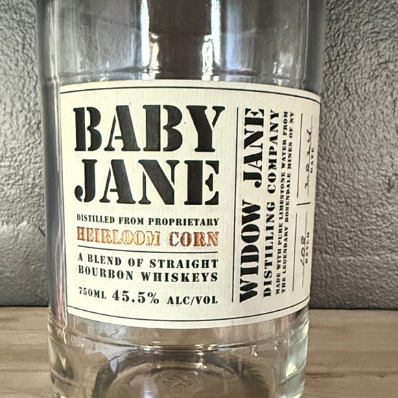 Willow Jane ‘Baby Jane’ Heirloom Corn Whiskey EMPTY BOTTLE - Picture 2 of 5